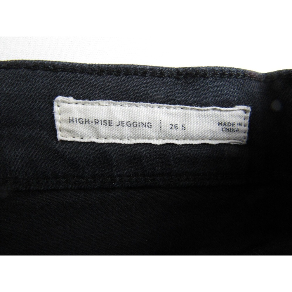 Pacsun High Rise Jegging Black Lace-Up Front Women's Size 26S - Picture 6 of 8